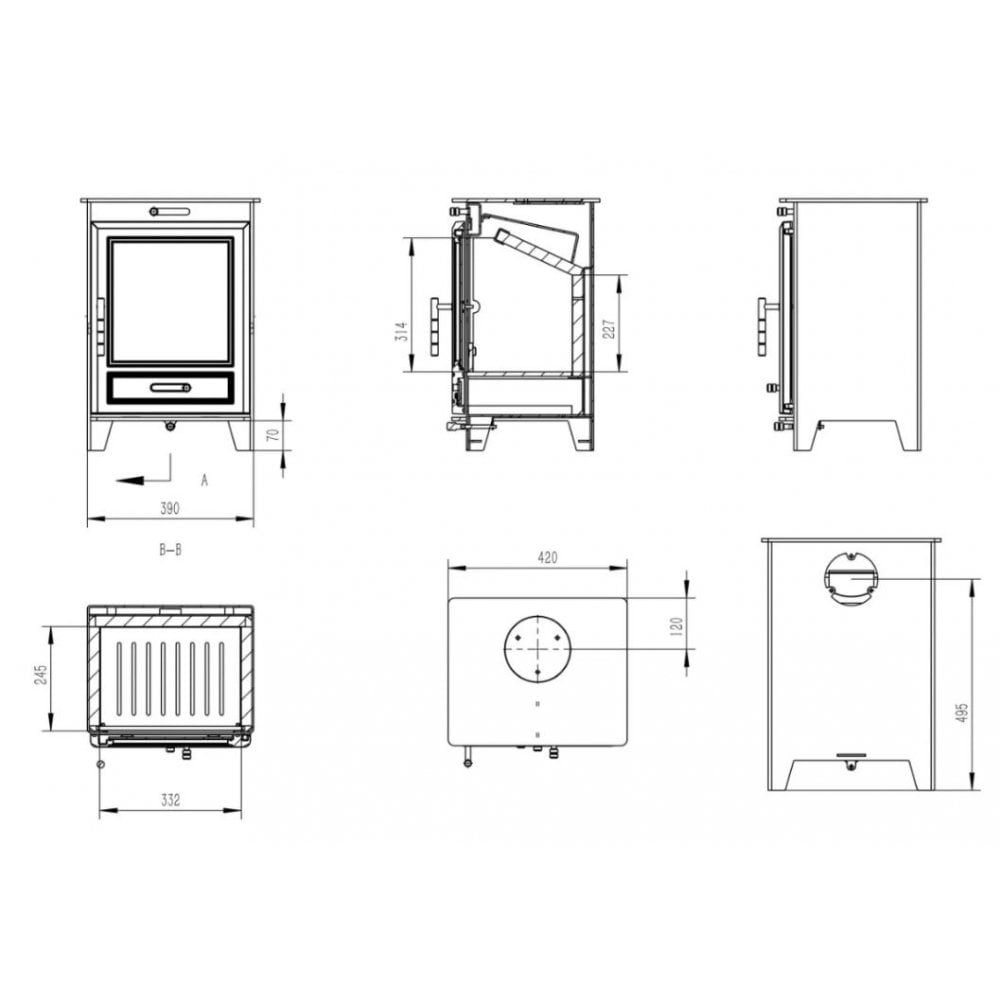 Glenwood 5kw Multi Fuel (Eco)