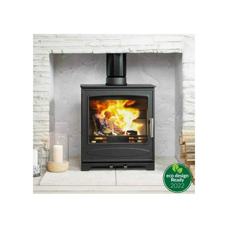 Ascot 8kw Matt Black Multi Fuel ( Eco )