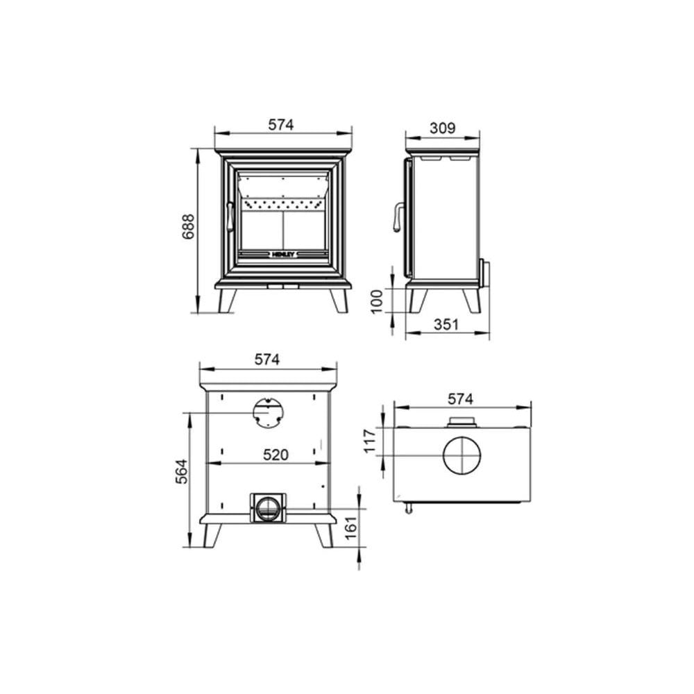 Elmwood 6.7 kw Multi Fuel (Eco)