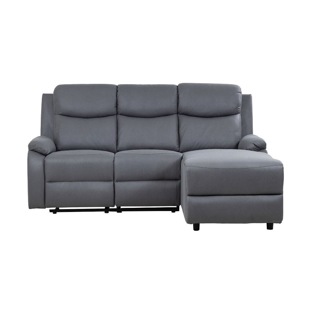Crosby Corner Recliner - Right - Grey