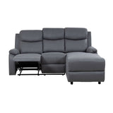 Crosby Corner Recliner - Right - Grey