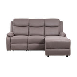 Crosby Corner Recliner - Right - Nutmeg