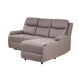 Crosby Corner Recliner - Right - Nutmeg