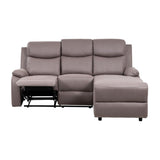 Crosby Corner Recliner - Right - Nutmeg