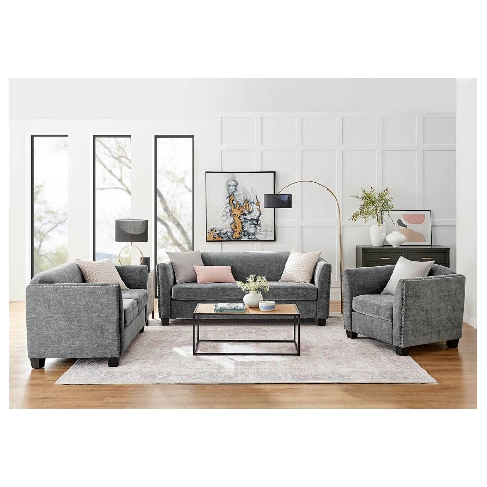 Dawson 3 Seater Sofa - Grey