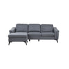Douglas Corner Sofa-Leather Air-Grey