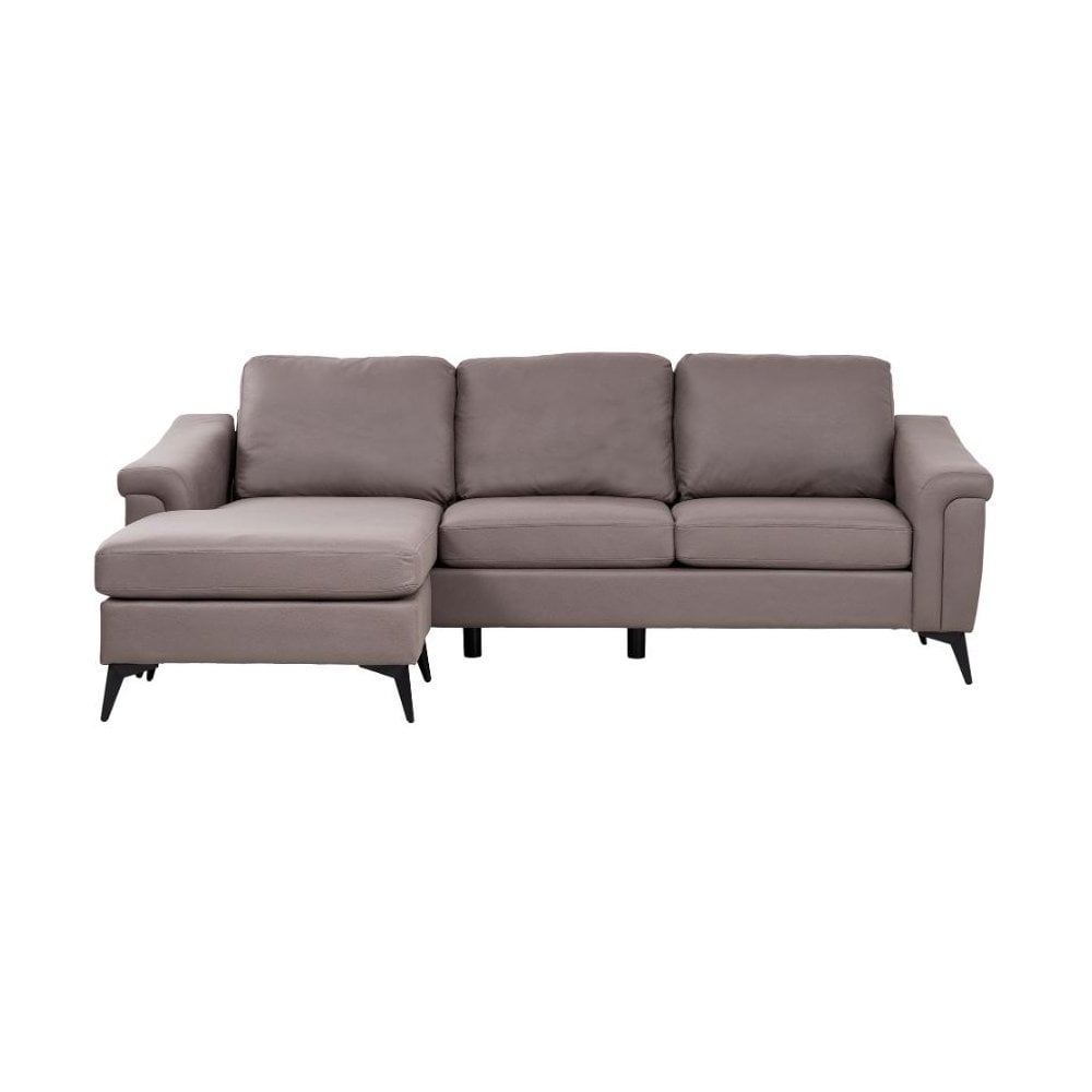Douglas Corner Sofa-Leather Air-Nutmeg