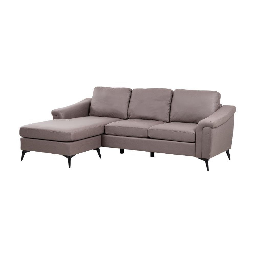 Douglas Corner Sofa-Leather Air-Nutmeg