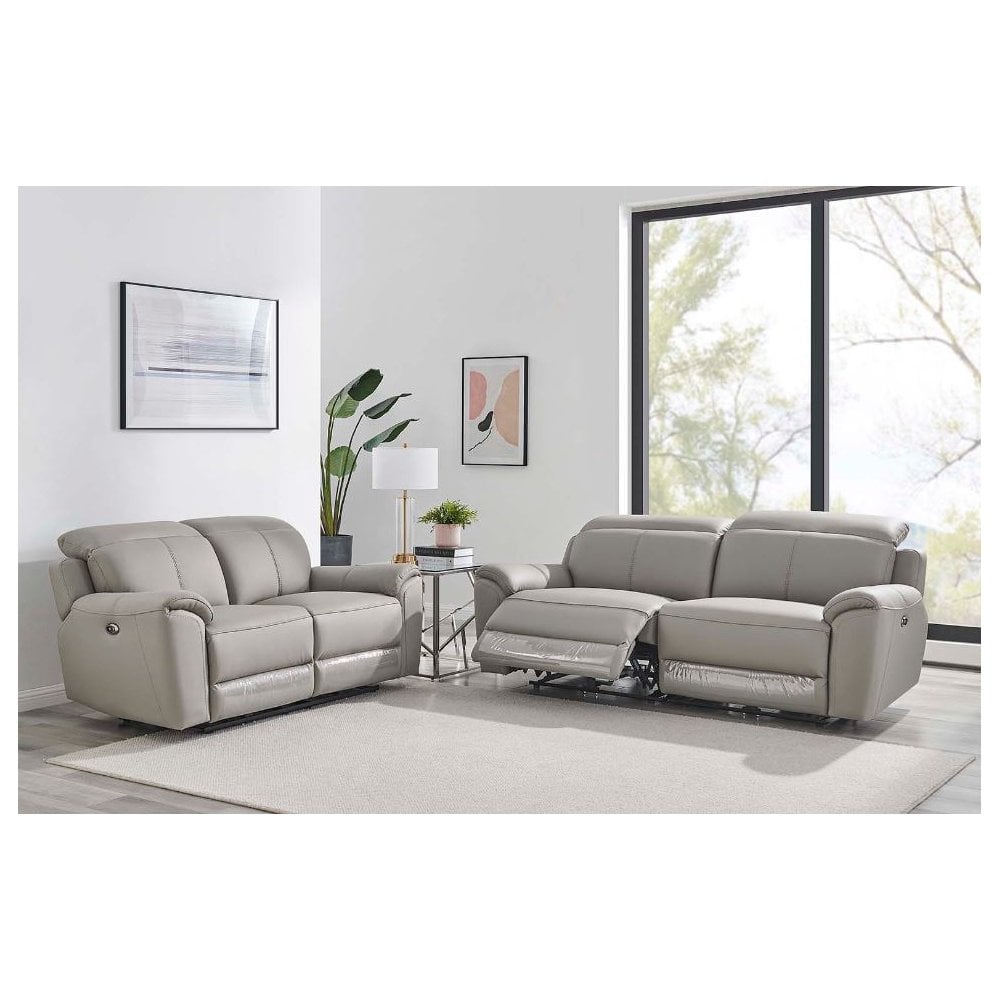 Madrid 2 Seater Electric Recliner - Charcoal