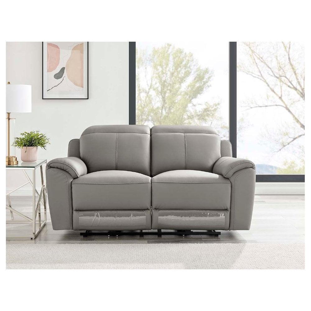 Madrid 2 Seater Electric Recliner - Charcoal