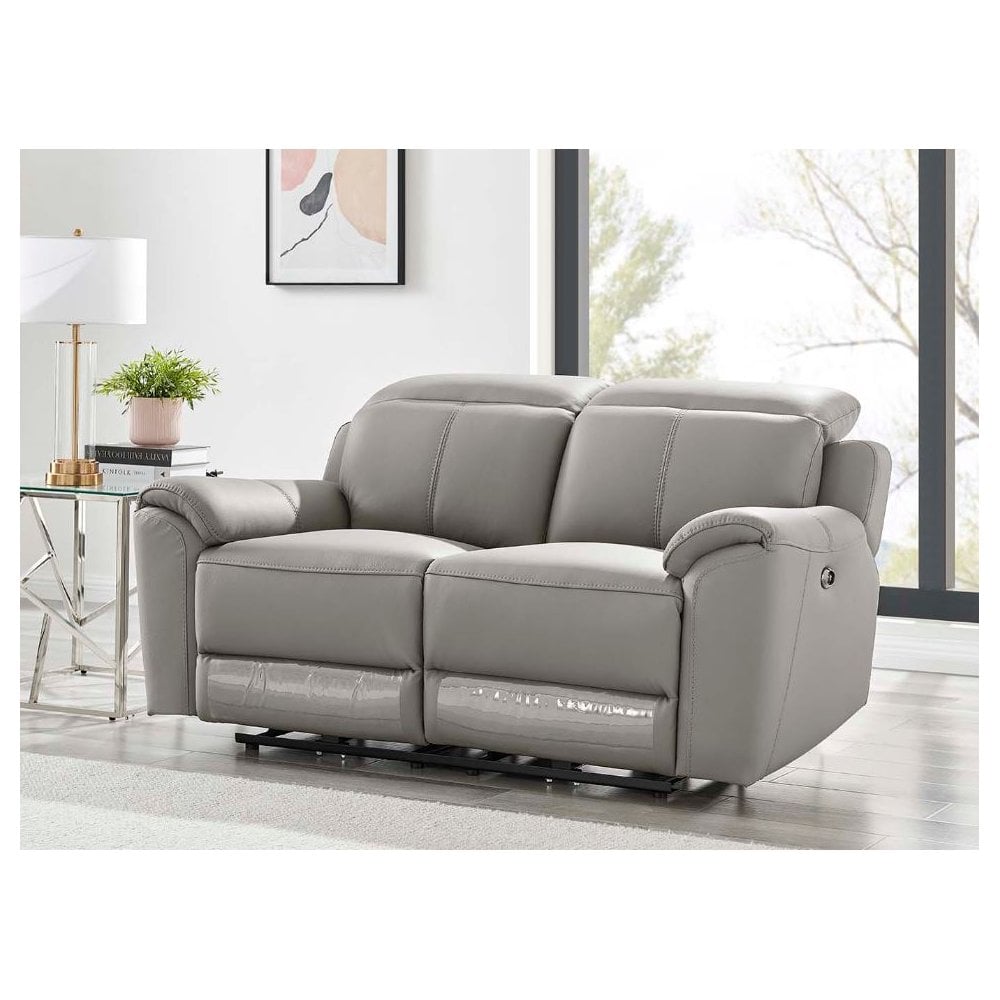Madrid 2 Seater Electric Recliner - Charcoal