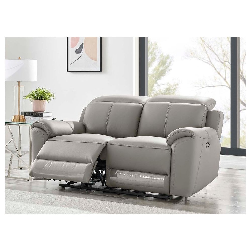 Madrid 2 Seater Electric Recliner - Charcoal