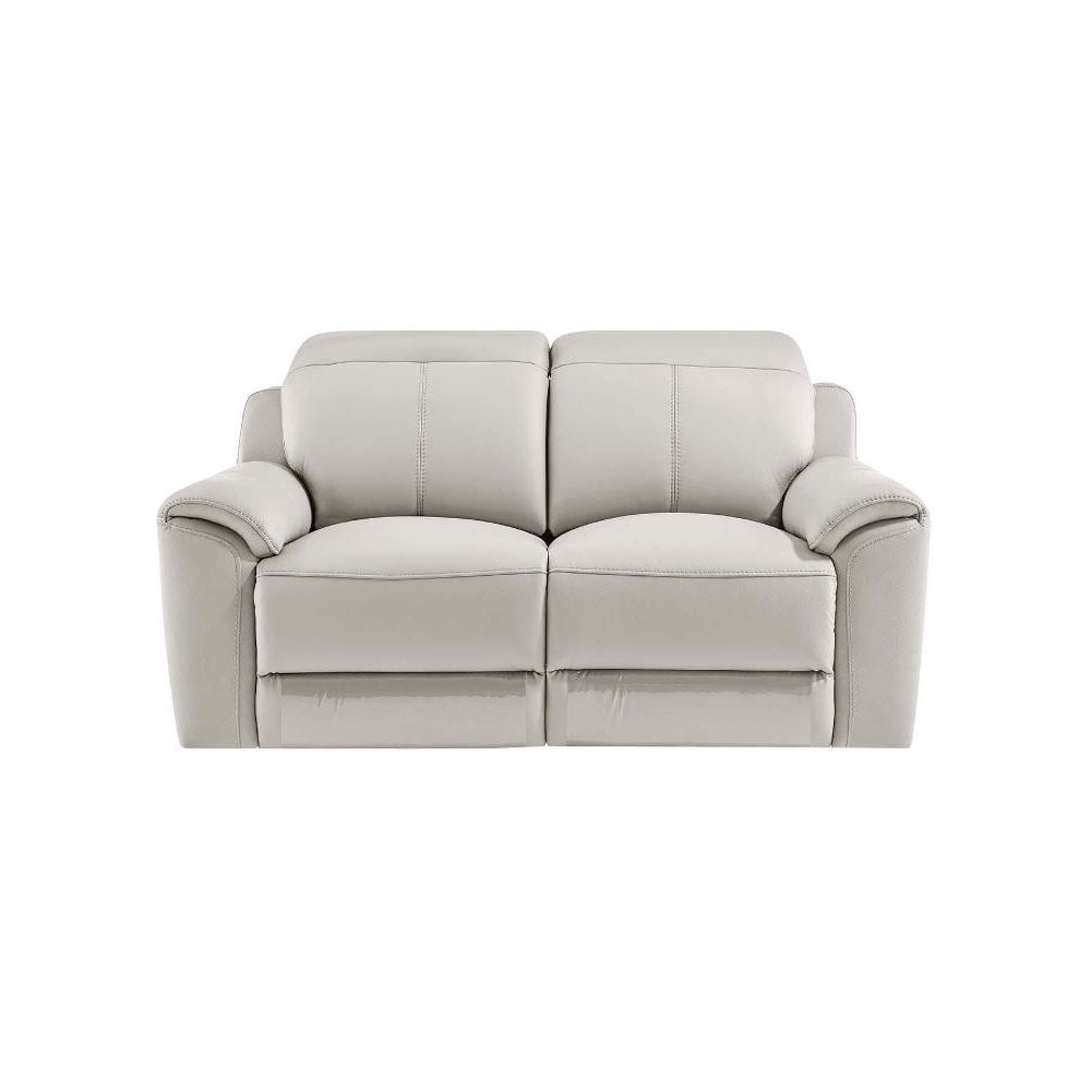 Madrid 2 Seater Fixed Sofa - Light Grey