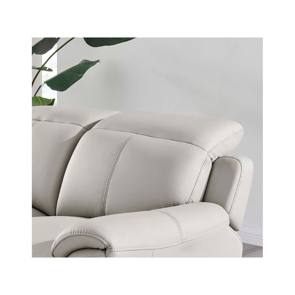 Madrid 2 Seater Fixed Sofa - Light Grey