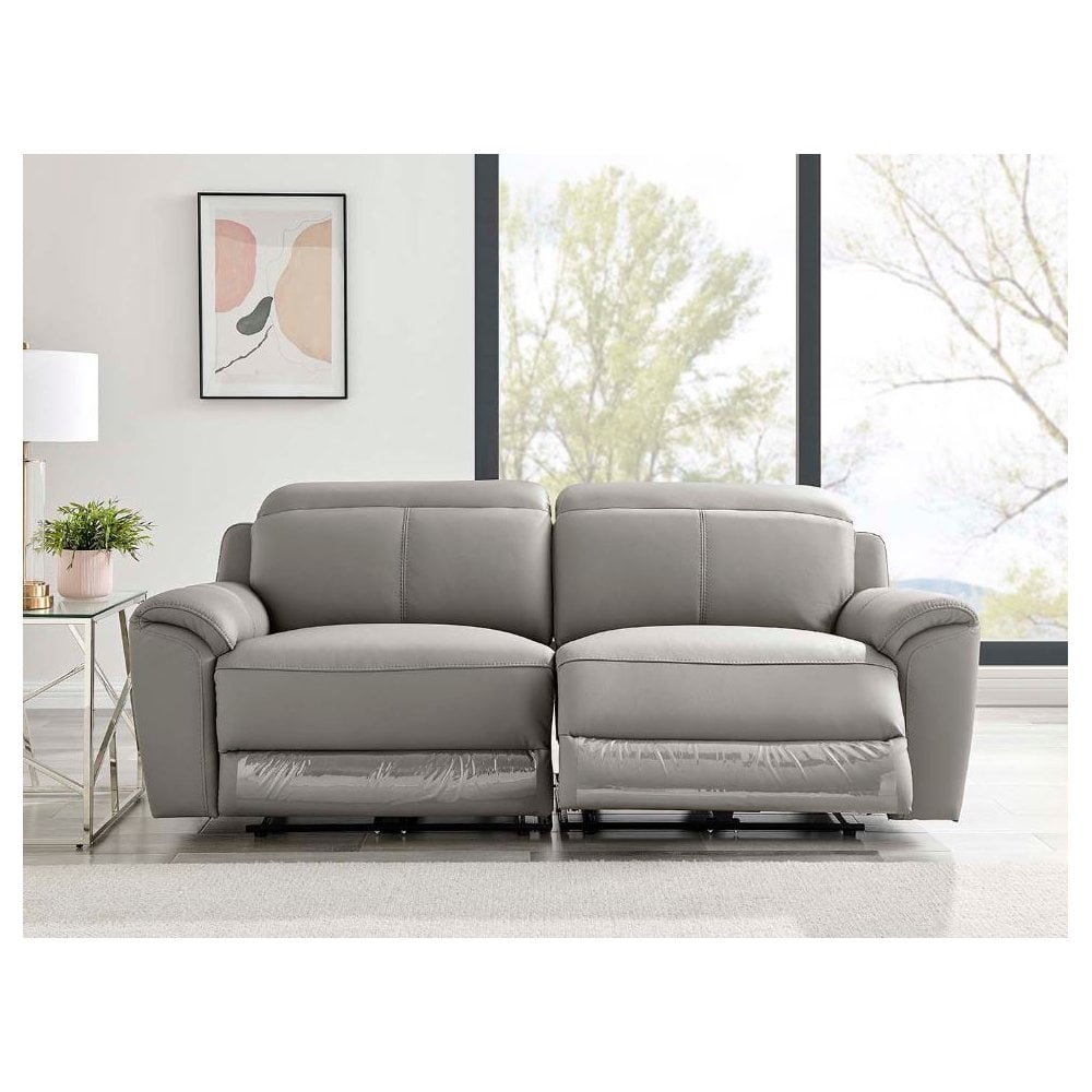 Madrid 3 Seater Electric Recliner - Charcoal