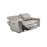 Madrid 3 Seater Electric Recliner - Charcoal
