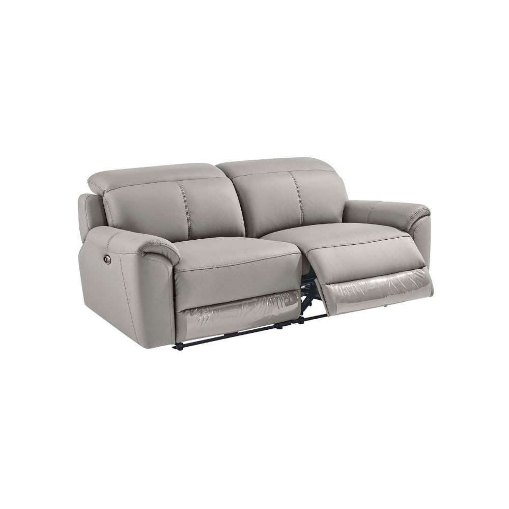 Madrid 3 Seater Electric Recliner - Charcoal