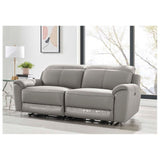 Madrid 3 Seater Electric Recliner - Charcoal