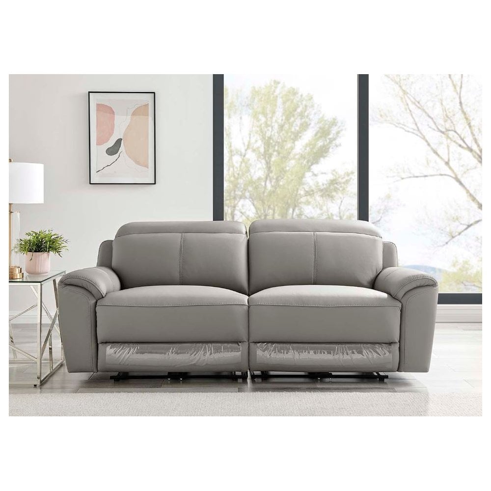 Madrid 3 Seater Electric Recliner - Charcoal