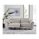 Madrid 3 Seater Electric Recliner - Light Grey