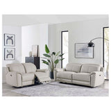 Madrid 3 Seater Electric Recliner - Light Grey