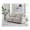 Madrid 3 Seater Electric Recliner - Light Grey