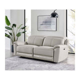 Madrid 3 Seater Electric Recliner - Light Grey
