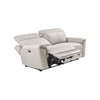 Madrid 3 Seater Electric Recliner - Light Grey