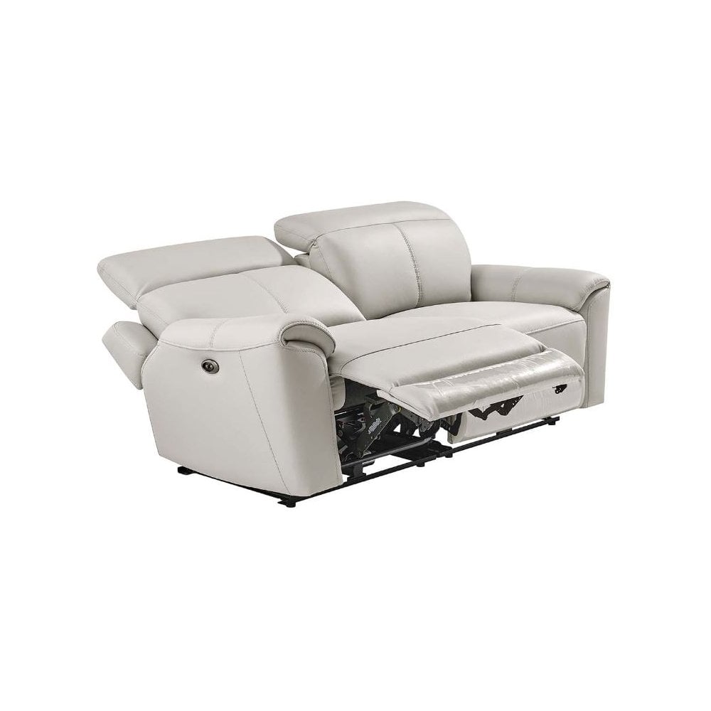 Madrid 3 Seater Electric Recliner - Light Grey