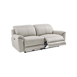 Madrid 3 Seater Electric Recliner - Light Grey