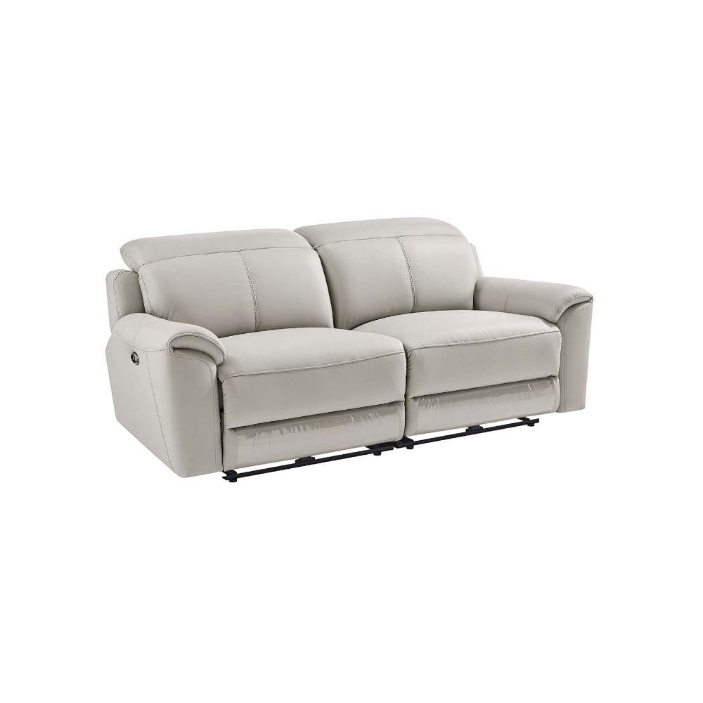 Madrid 3 Seater Electric Recliner - Light Grey