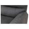 Taylor 3 Seater Recliner-Leather Air-Antique Grey Rub Off