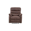 Taylor Recliner Chair-Leather Air-Antique Brown Rub Off