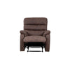 Taylor Recliner Chair-Leather Air-Antique Brown Rub Off