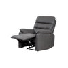 Taylor Recliner Chair-Leather Air-Antique Grey Rub Off