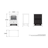 Electric Stove ES2000 - Cream
