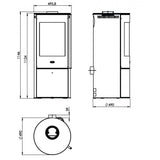 Barcelona 5kw Wood Burning (Eco)