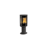 Ellipse G5 Pedestal (Black) 7.3kW Wood Burning (Eco)