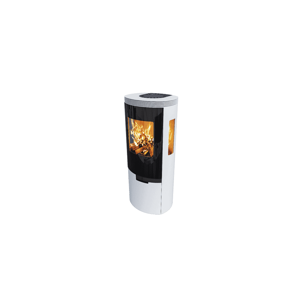 Ellipse G6 (White) 7.3kW Wood Burning (Eco)