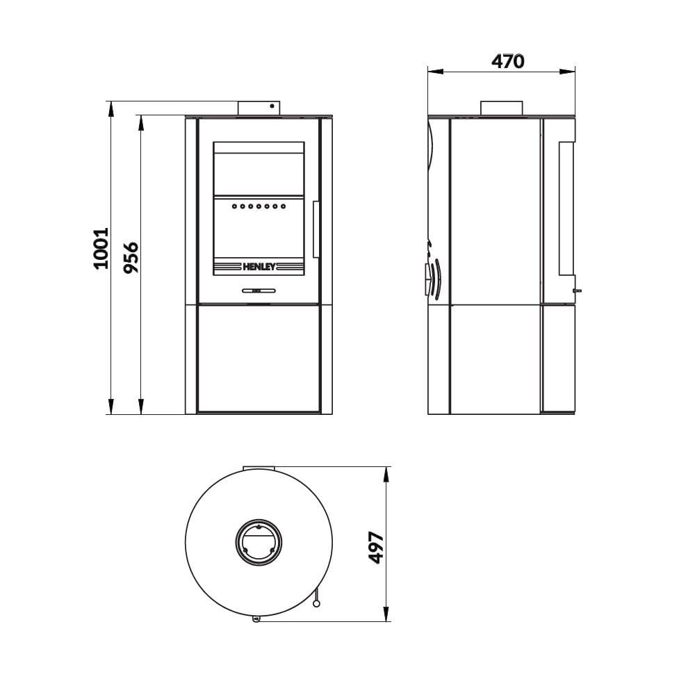 Geneva 5Kw Wood Burning (Eco)