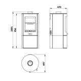 Geneva 5Kw Wood Burning (Eco)