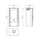 Salzbury 6.2kW Wood Burning (Eco)