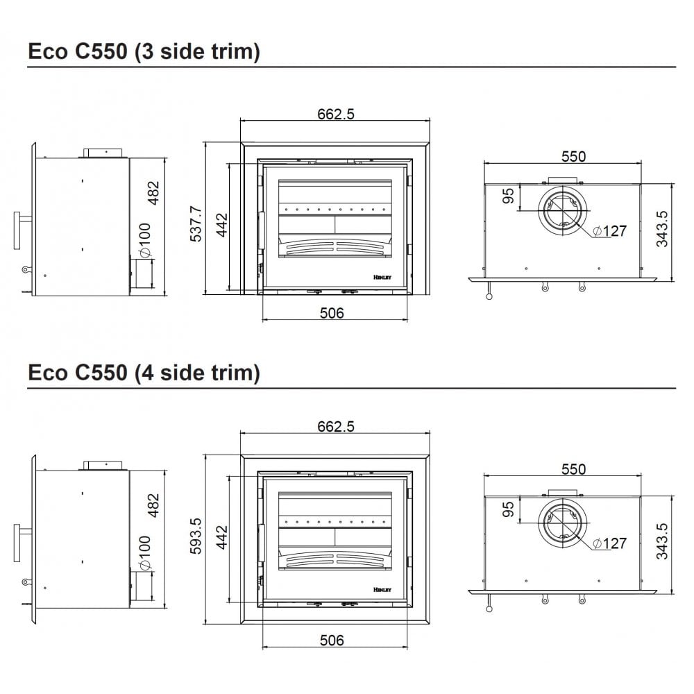 Eco C550 6.9kW Multi Fuel (Eco)
