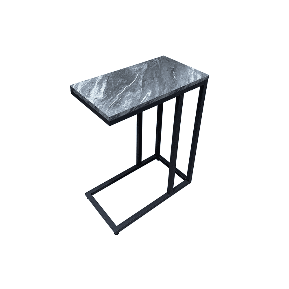 Alora Black Metal Sofa Table - KD 33