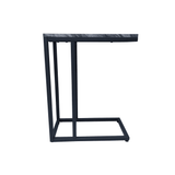 Alora Black Metal Sofa Table - KD 33