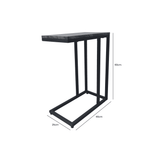 Alora Black Metal Sofa Table - KD 33