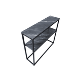 Alora Black Metal 2 Tier Console Table - KD 43