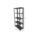 Alora 138cm 5-Tier Black Display Unit 37