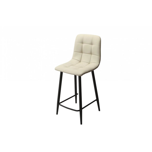 Fredrik Taupe Bar Stool PU Seat Height 650mm