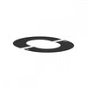 100mm BLACK SOLINOX FINISHING PLATE OVAL 45 degree